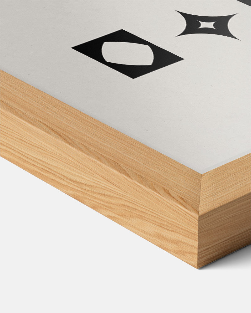 Stijlvolle Geometrische Patronen Poster-WallArtistic