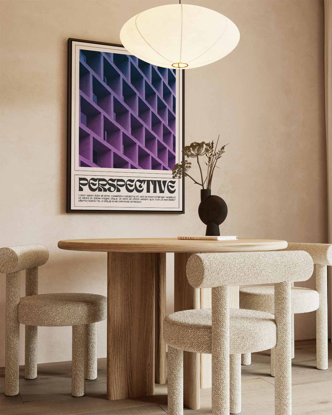 Geometrische Perspectieven Kunstwerk-canvas-dibond-plexiglas-wanddecoratie-WallArtistic