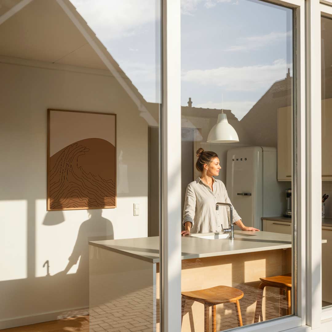 Aarde Golven Kunstposter-WallArtistic