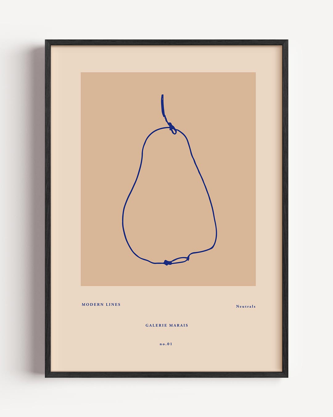 Moderne Lijnen Peer Poster-WallArtistic