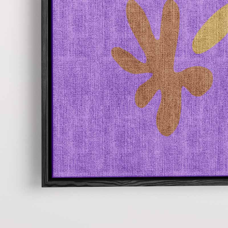 Kleurrijke Bloemenspel Kunstwerk-canvas-dibond-plexiglas-wanddecoratie-WallArtistic