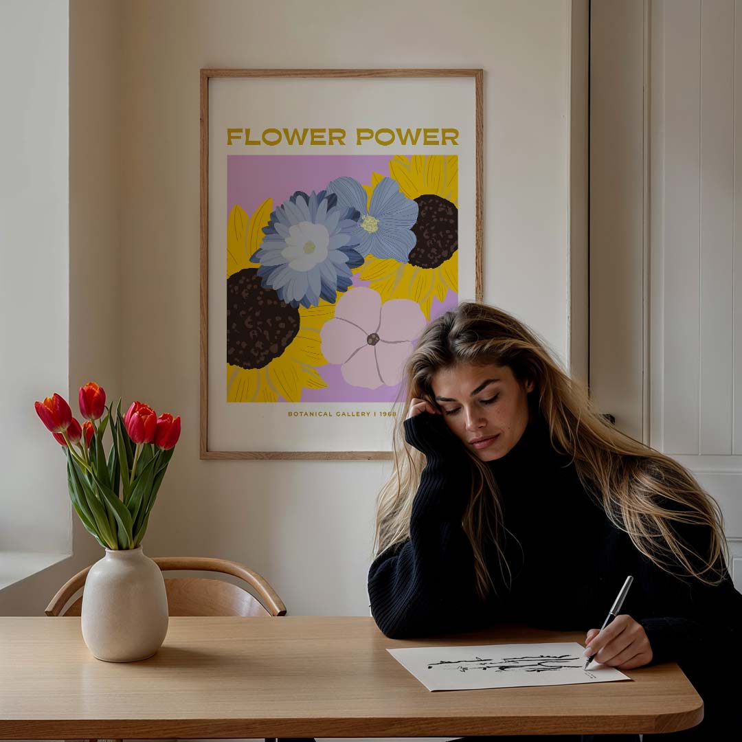 Flower Power Botanische Poster-WallArtistic