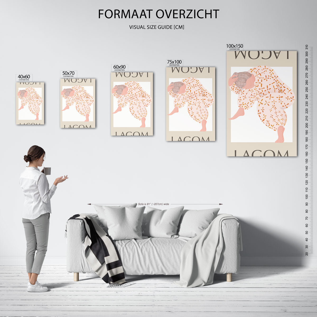 Vrolijke vormen Kunstwerk