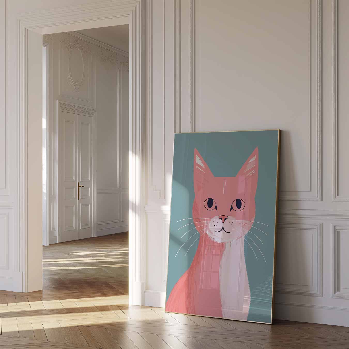 Stylish Kattenposter