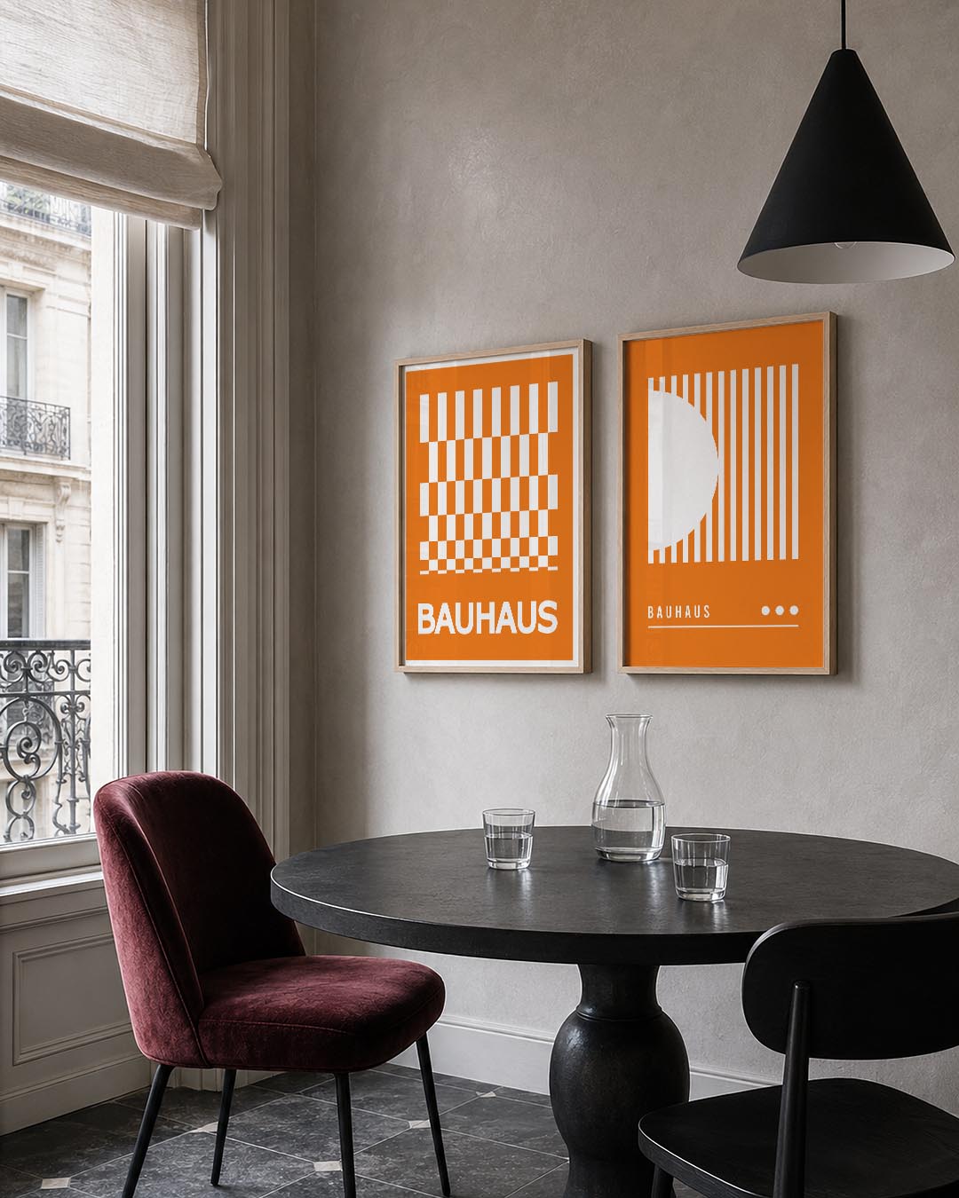 Kleurrijk vlakspel Posterset