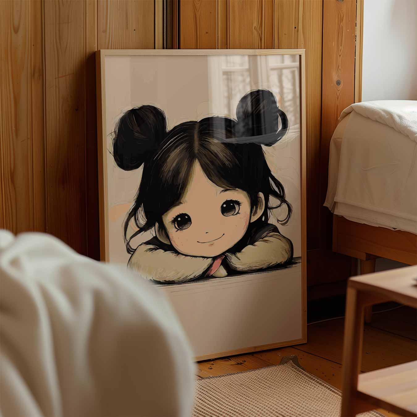 Schattige Kinderkunst Poster