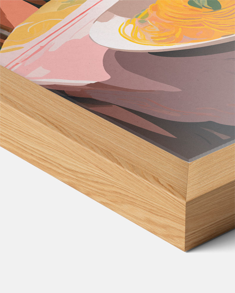 Romantisch Uitzicht op de Amalfikust Poster-WallArtistic