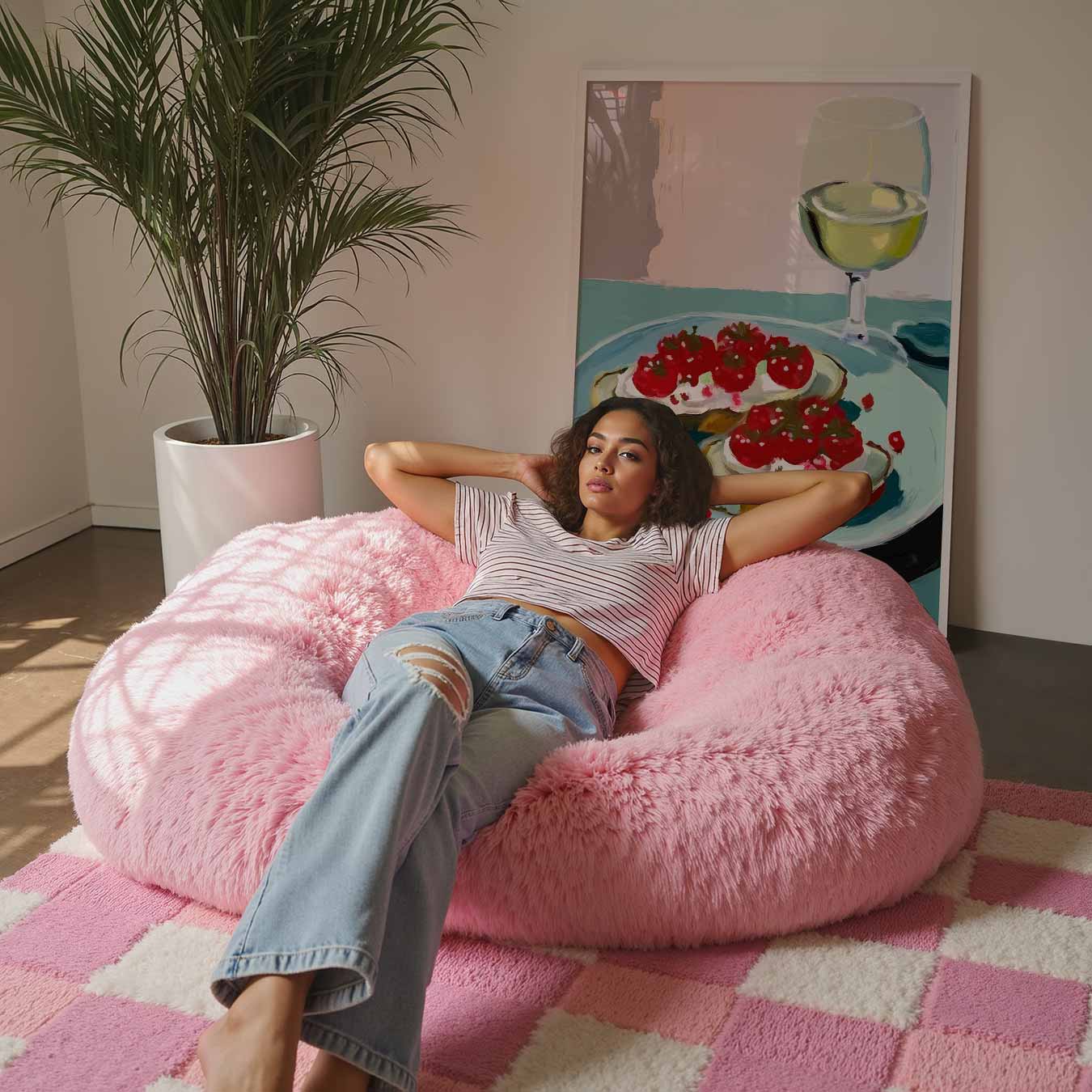 Romantische Diner Tafereel Poster-WallArtistic