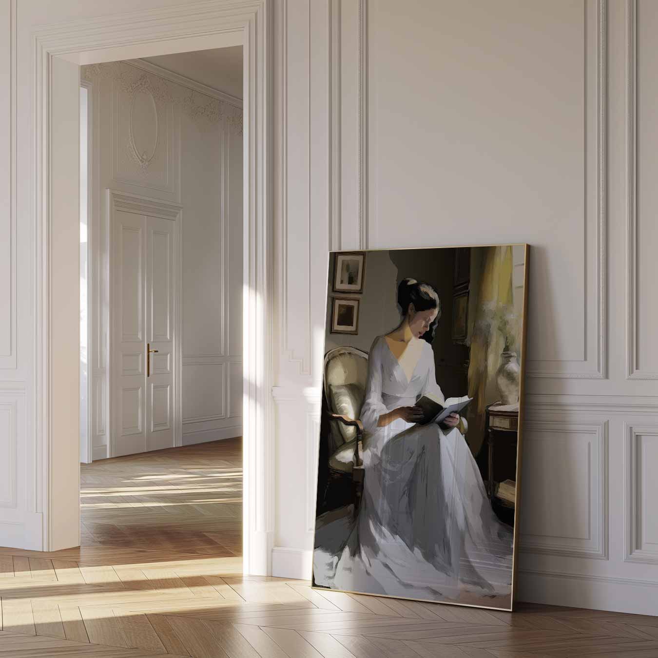 Elegante Leeshoek Poster
