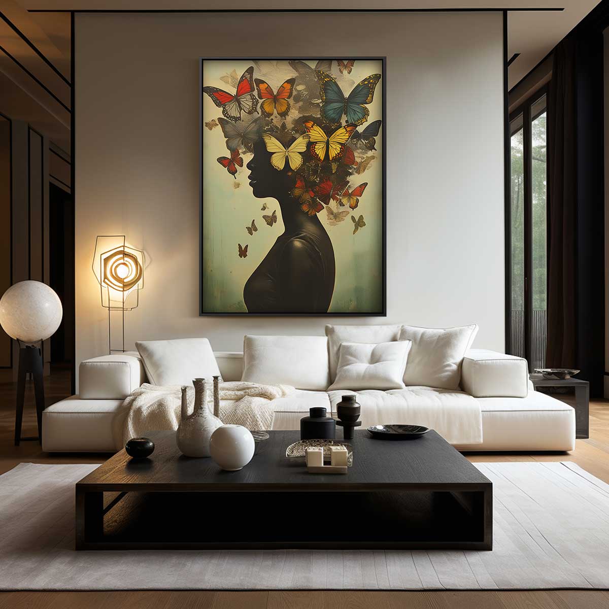 Vlinderdromen Kunstwerk-canvas-dibond-plexiglas-wanddecoratie-WallArtistic