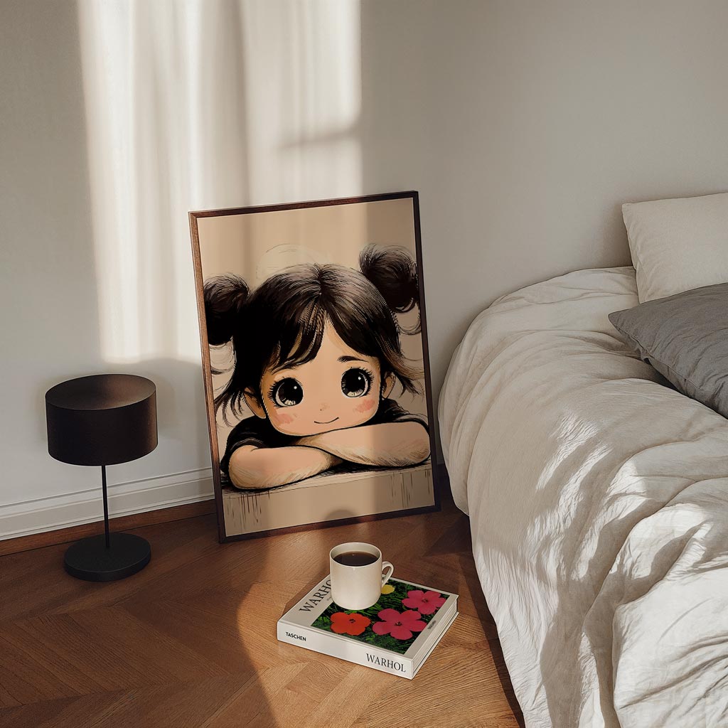 Schattige Meisjesposter