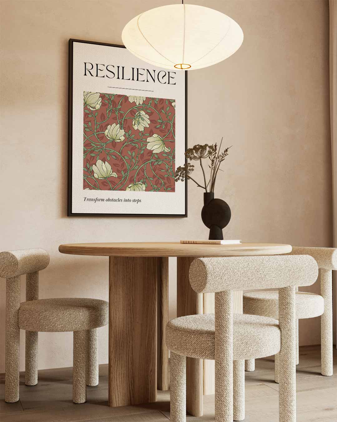 Resilience Bloemenkunst Kunstwerk-canvas-dibond-plexiglas-wanddecoratie-WallArtistic