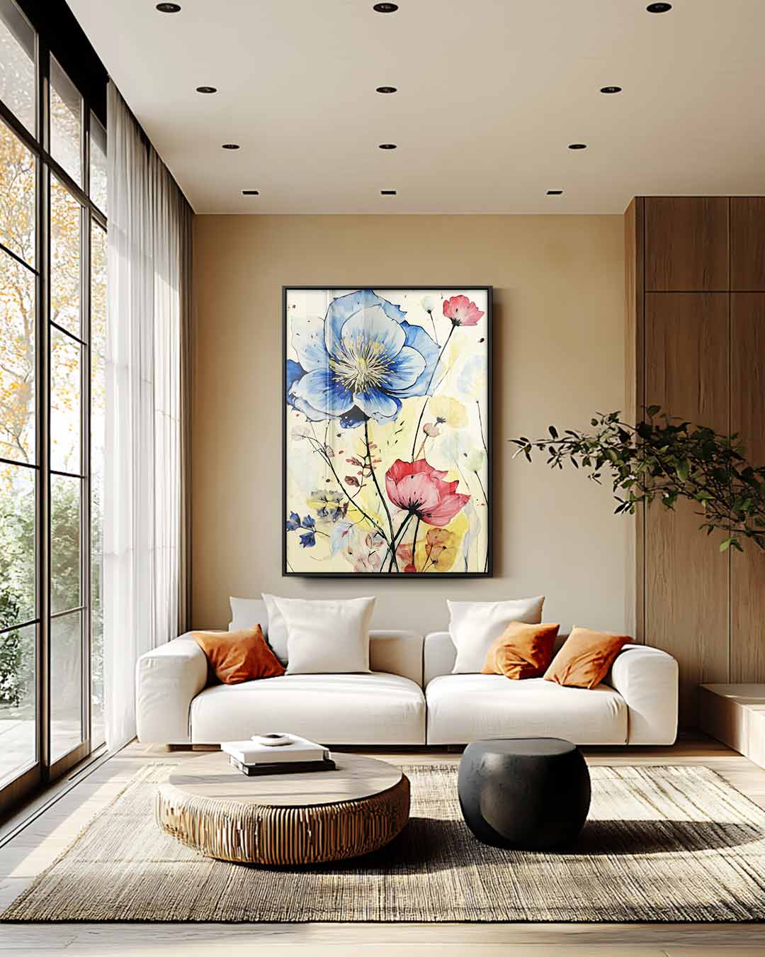 Bloeiende Fantasie Kunstwerk-canvas-dibond-plexiglas-wanddecoratie-WallArtistic