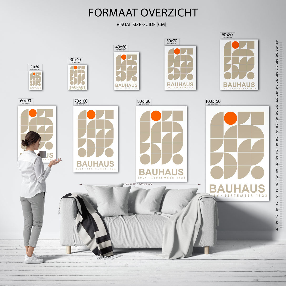 Vormen en vlakken Poster
