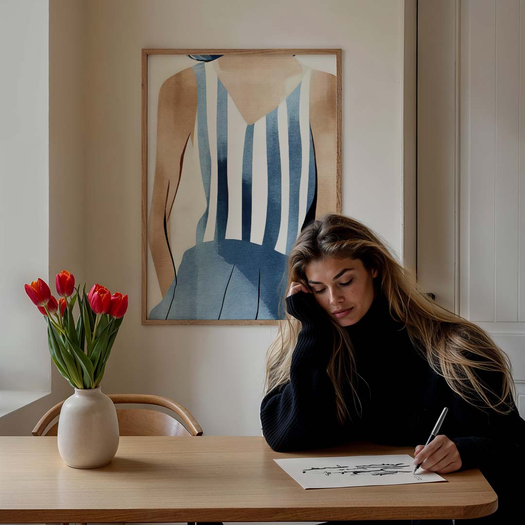 Moderne Kunstzinnige Modeposter-WallArtistic