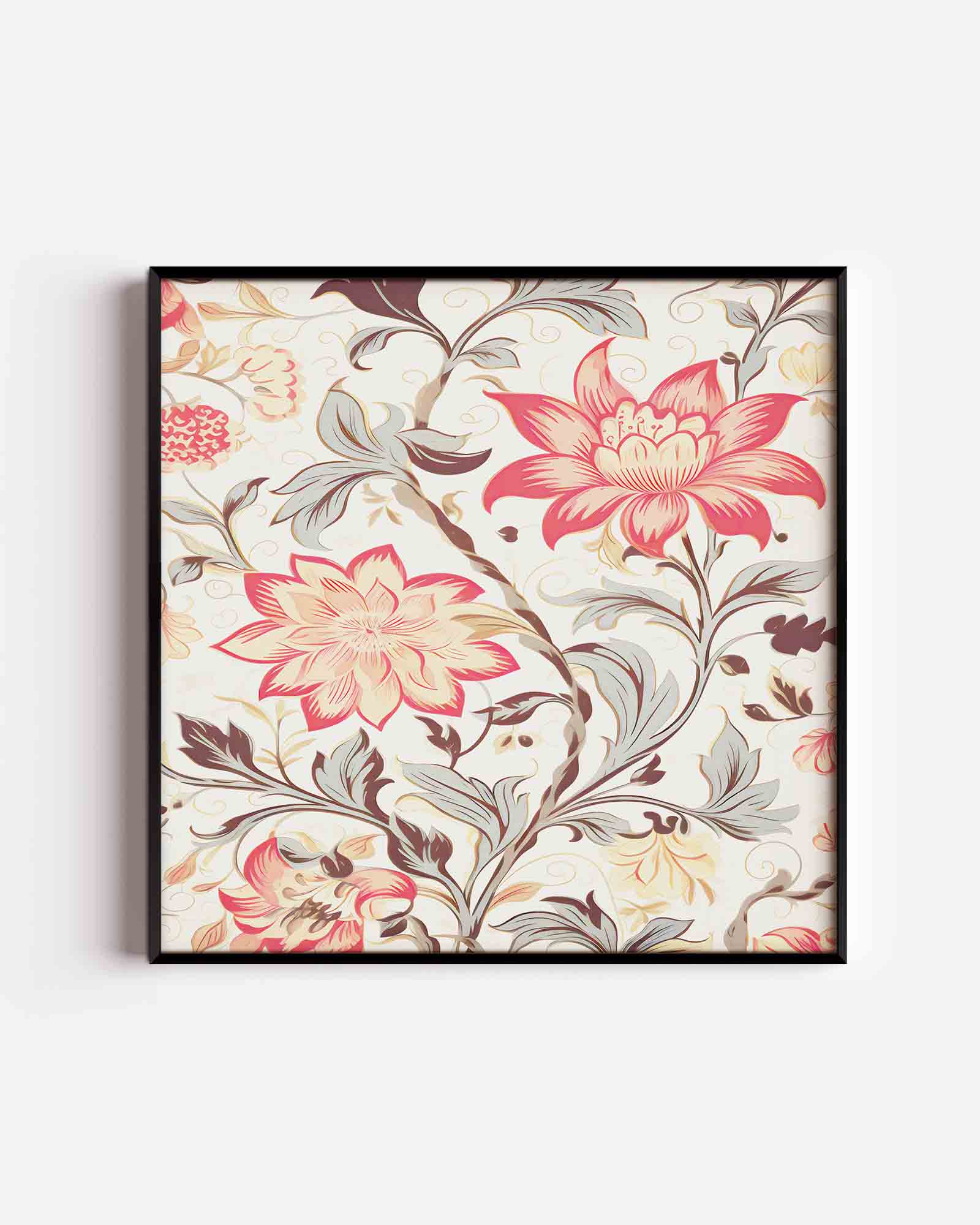 Bloemen en bladeren Poster