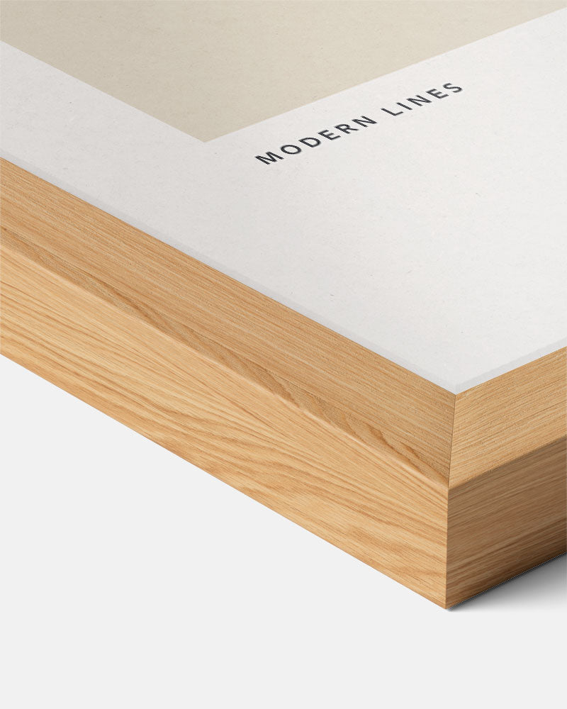 Moderne Botanische Lijnen Poster-WallArtistic