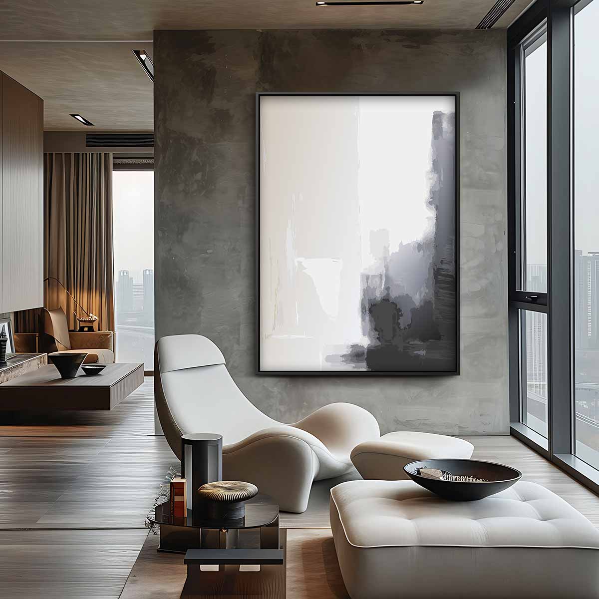 Stil Leven in Abstractie Kunstwerk-canvas-dibond-plexiglas-wanddecoratie-WallArtistic
