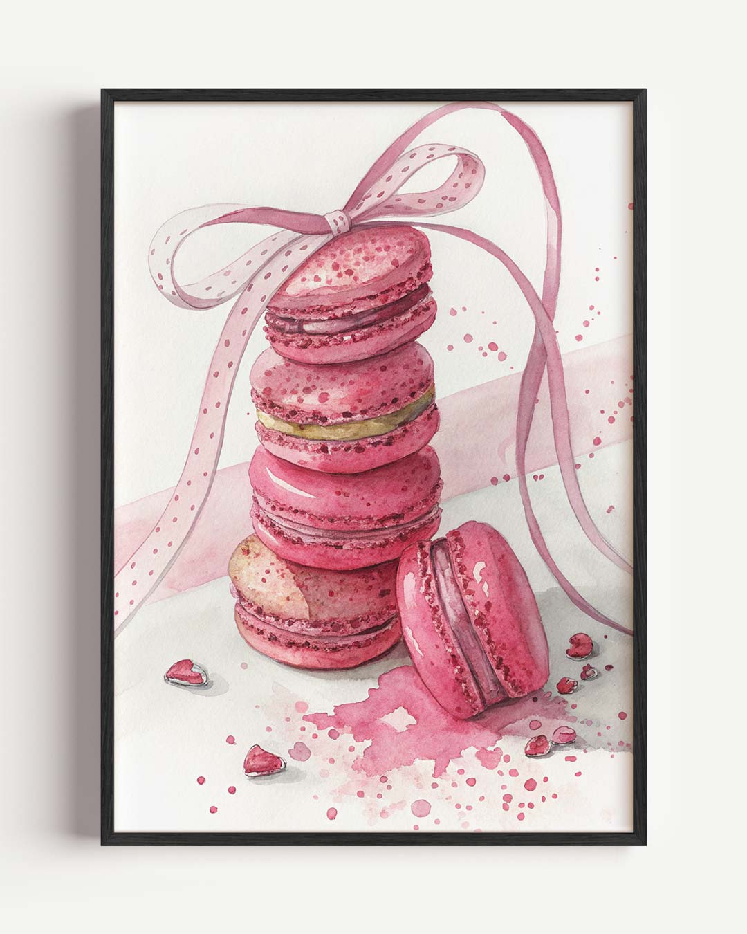 Zoete Macaron Droom Poster-WallArtistic