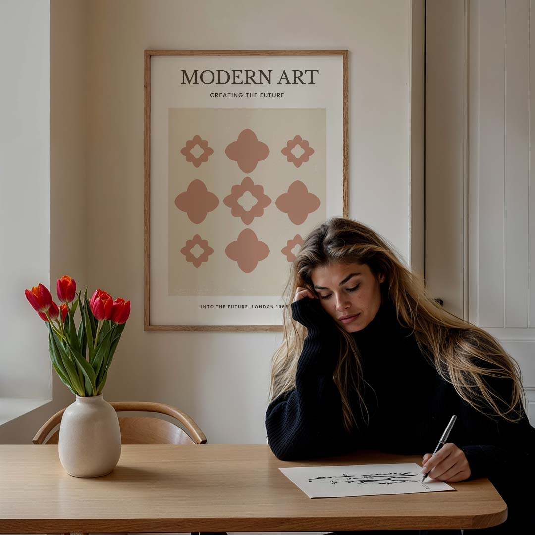 Moderne Kunst Poster-WallArtistic