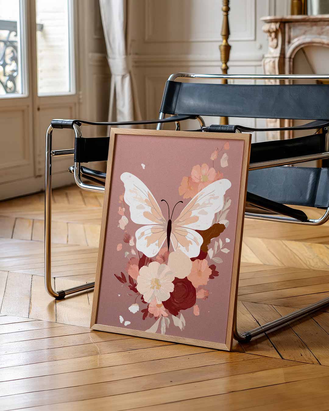 Vlinderbloemen Kunstposter