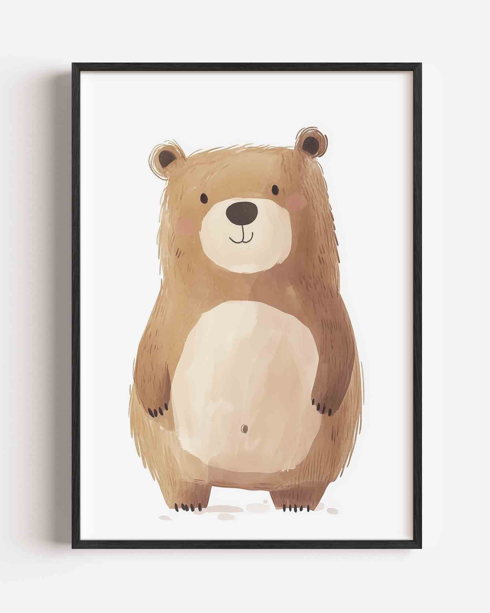 Schattige beer Poster