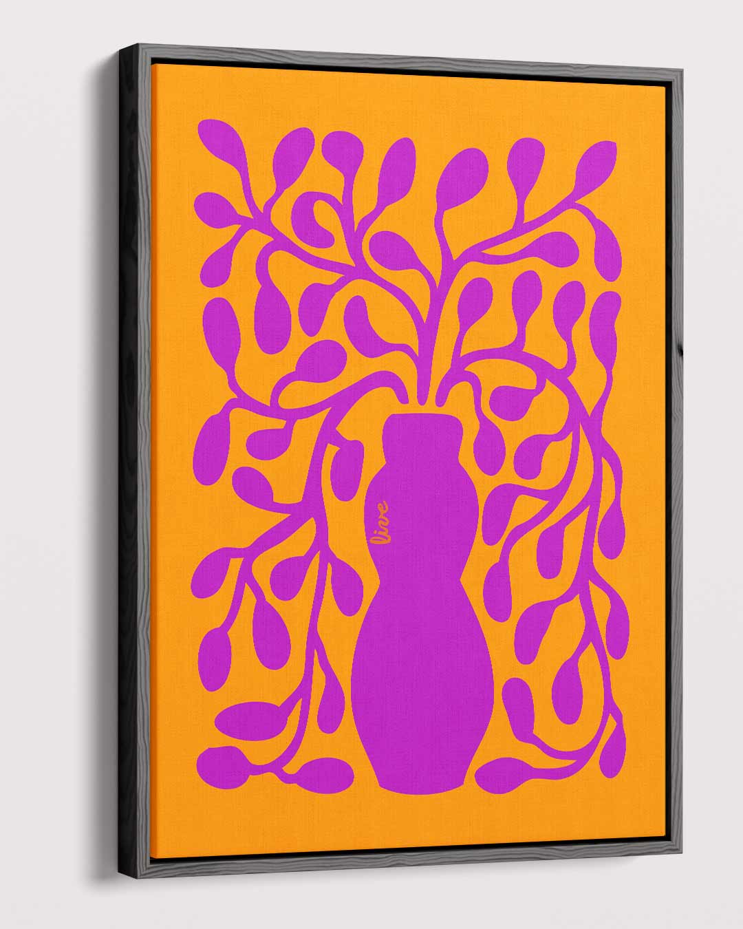 Vrolijk Botanisch Schouwspel Kunstwerk-canvas-dibond-plexiglas-wanddecoratie-WallArtistic