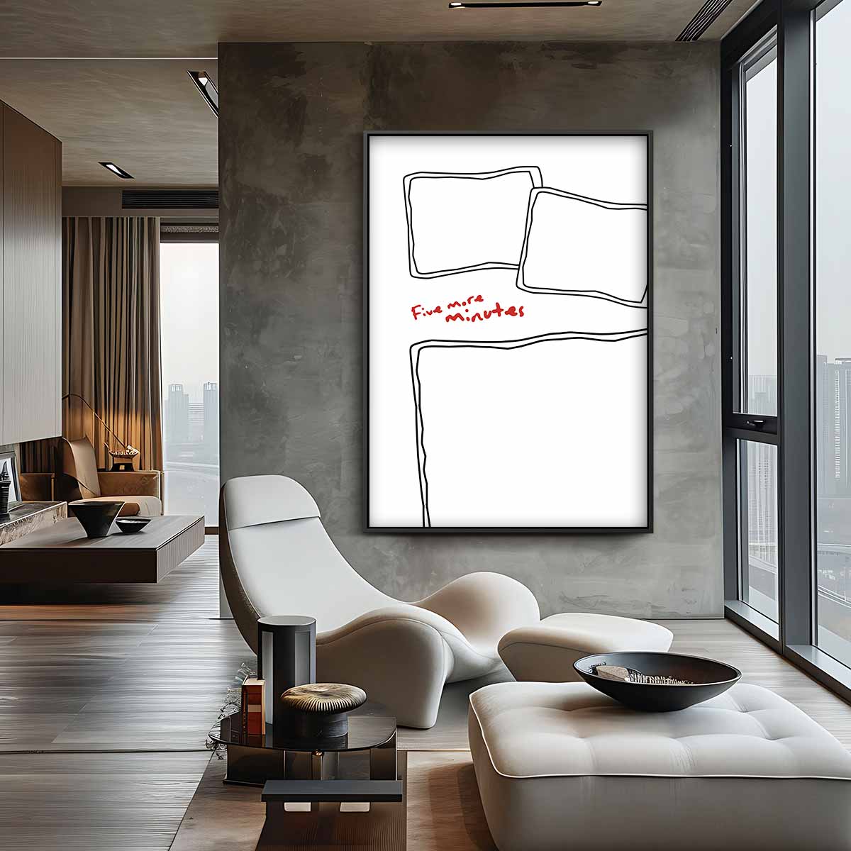 Vijf Minuten Meer Kunstwerk-canvas-dibond-plexiglas-wanddecoratie-WallArtistic