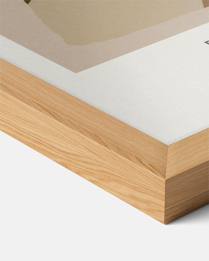 Abstrakte Passie Print Poster-WallArtistic