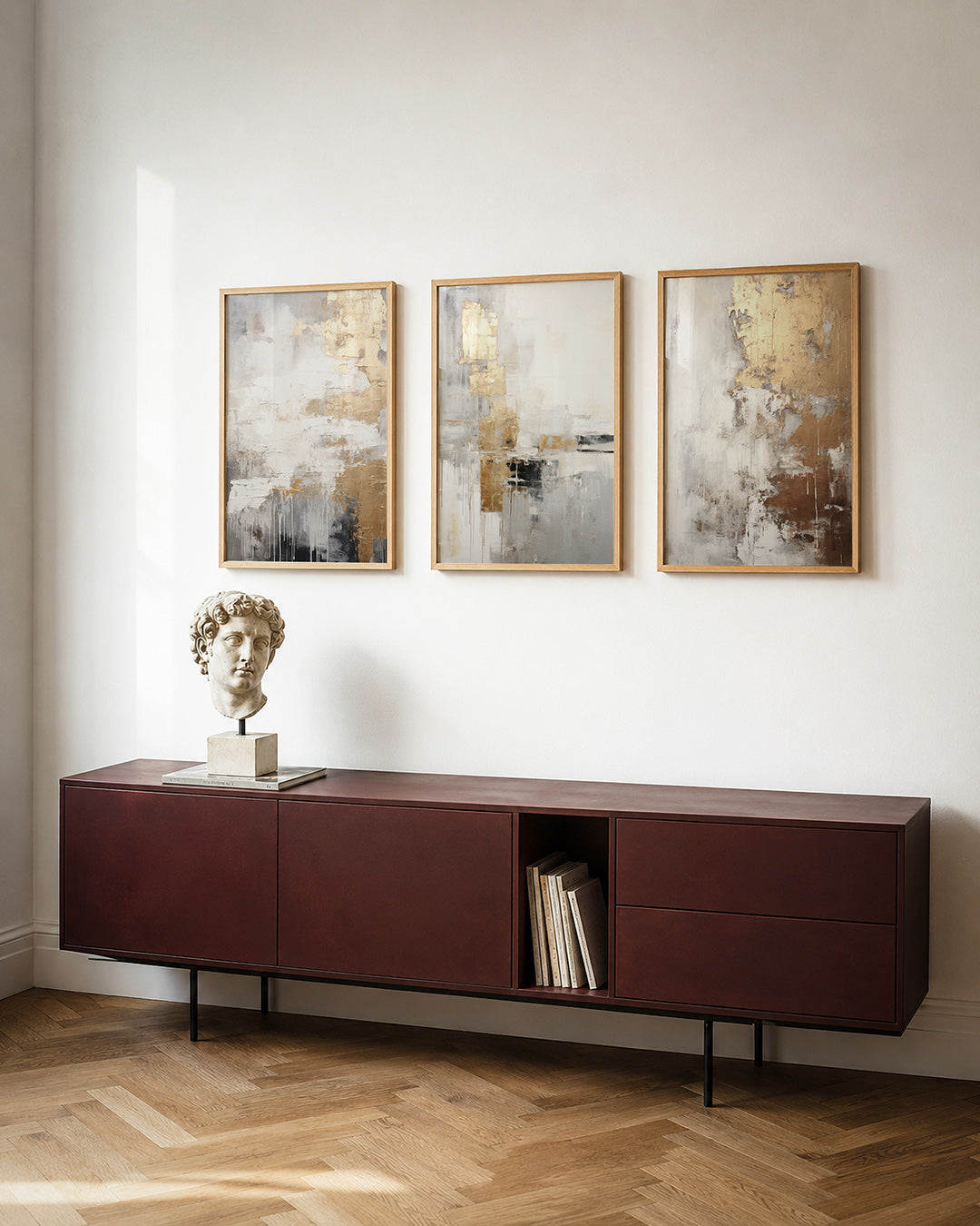 Gouden vlakken Posterset