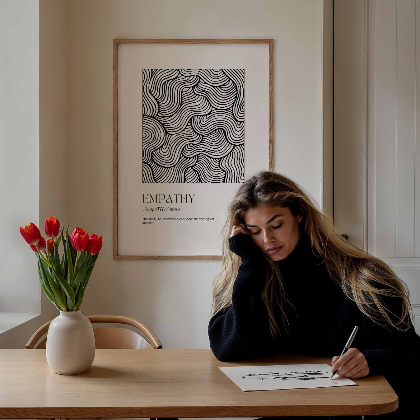 Empathy Wanddecoratie Poster-WallArtistic