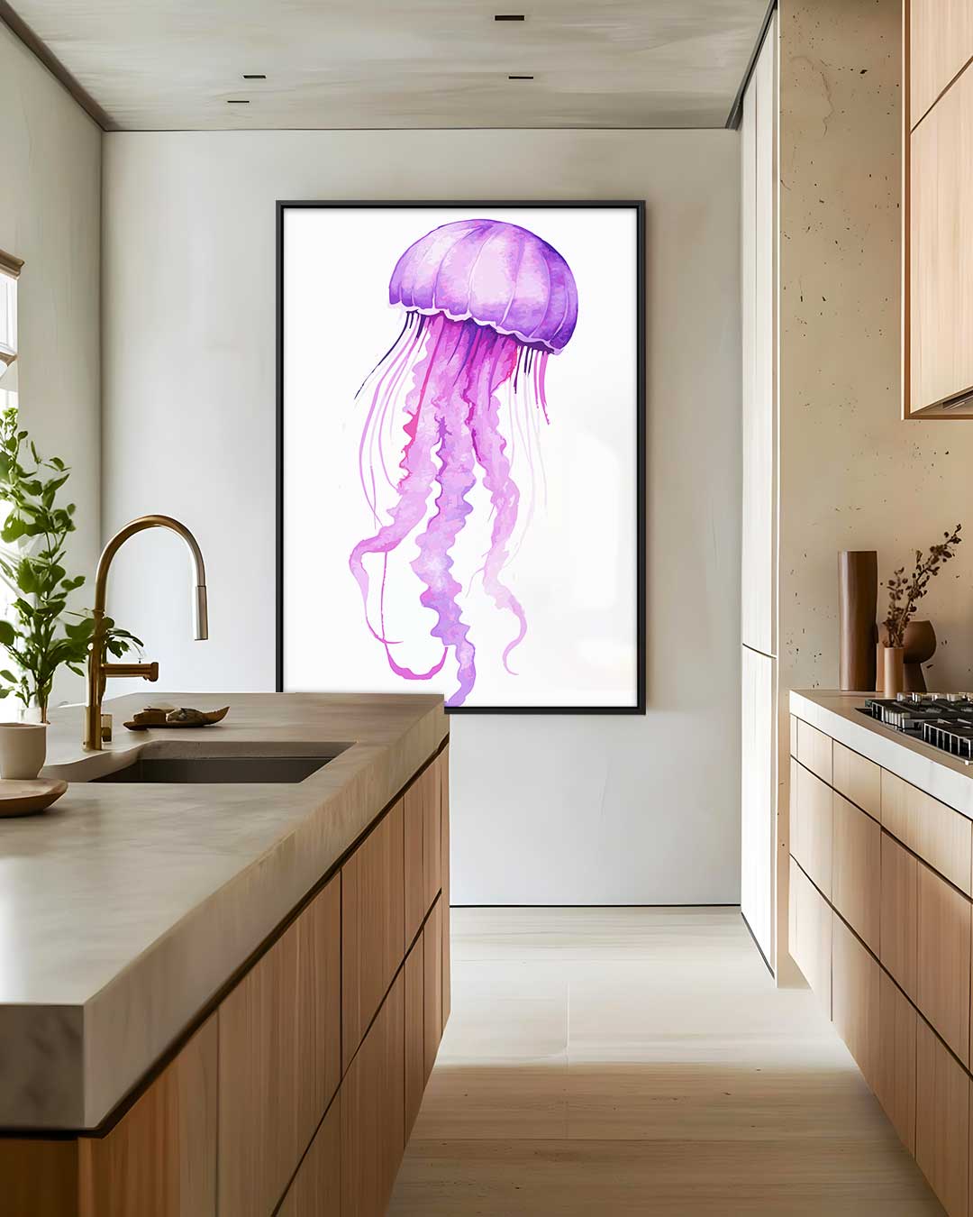 Magische Medusa Kunstwerk-canvas-dibond-plexiglas-wanddecoratie-WallArtistic