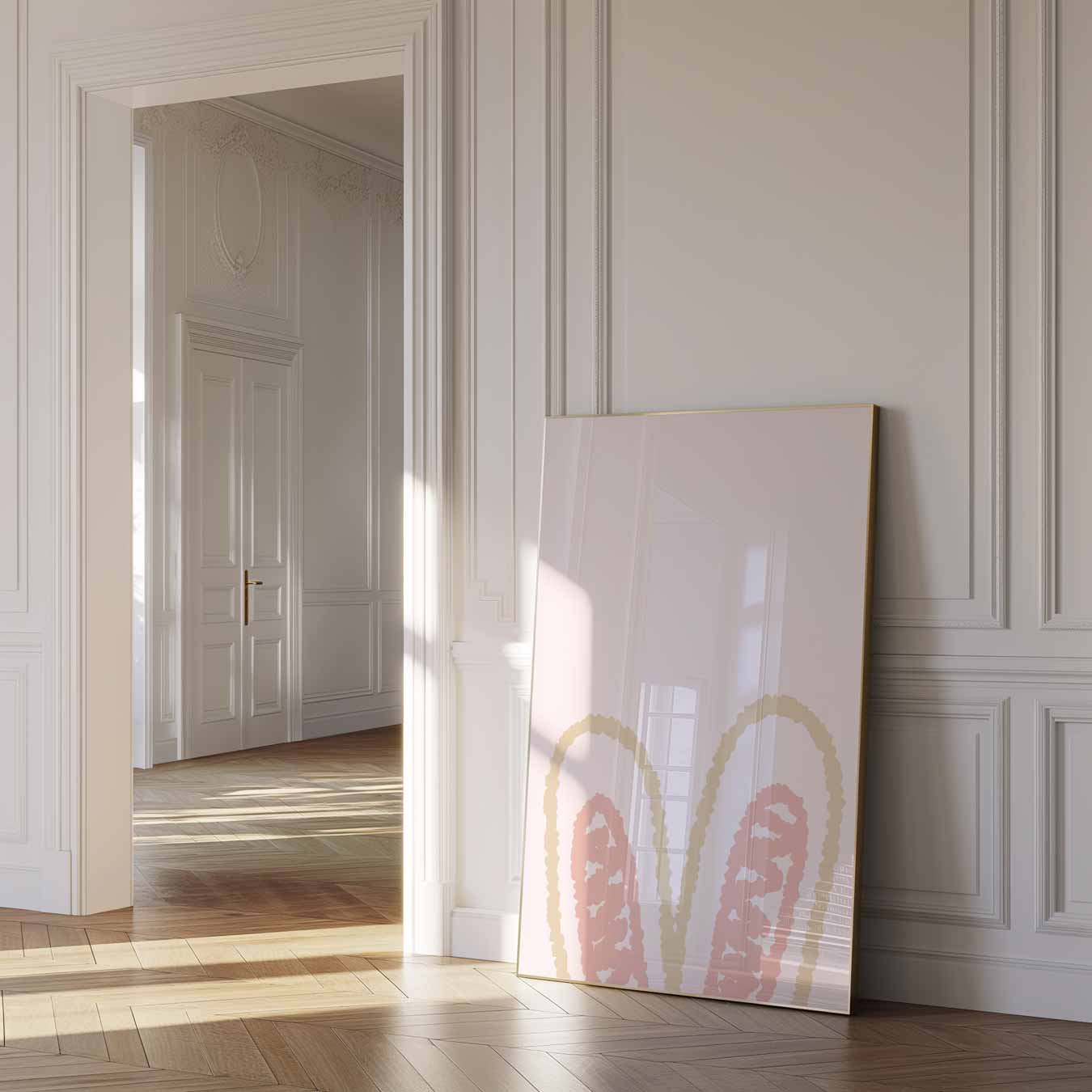 Romantische Bunny Oren Poster