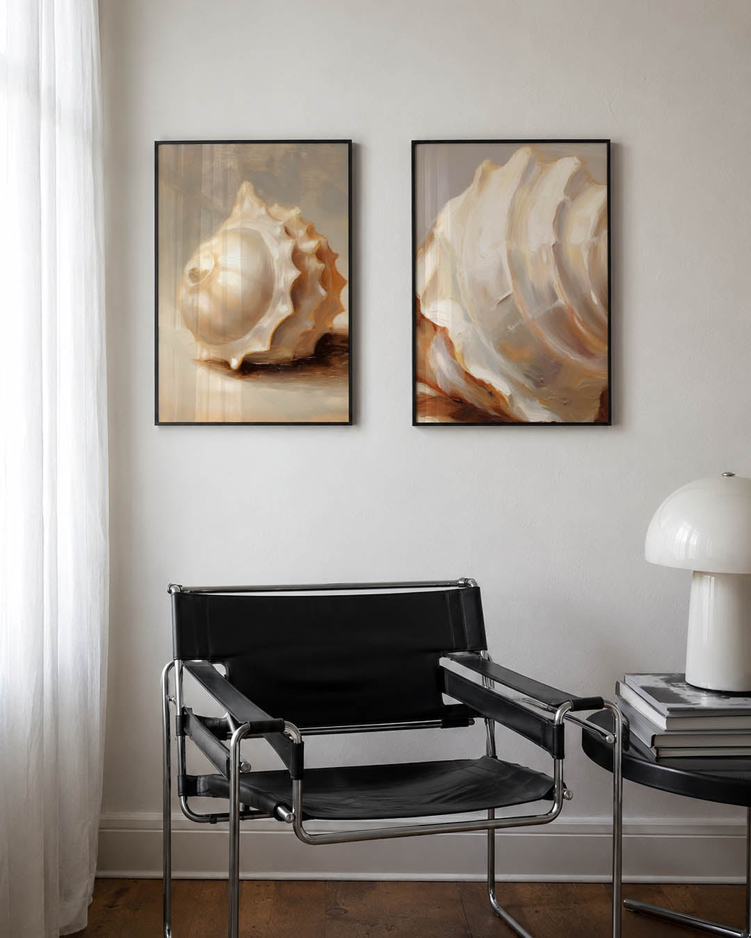 Schelptextuur Posterset