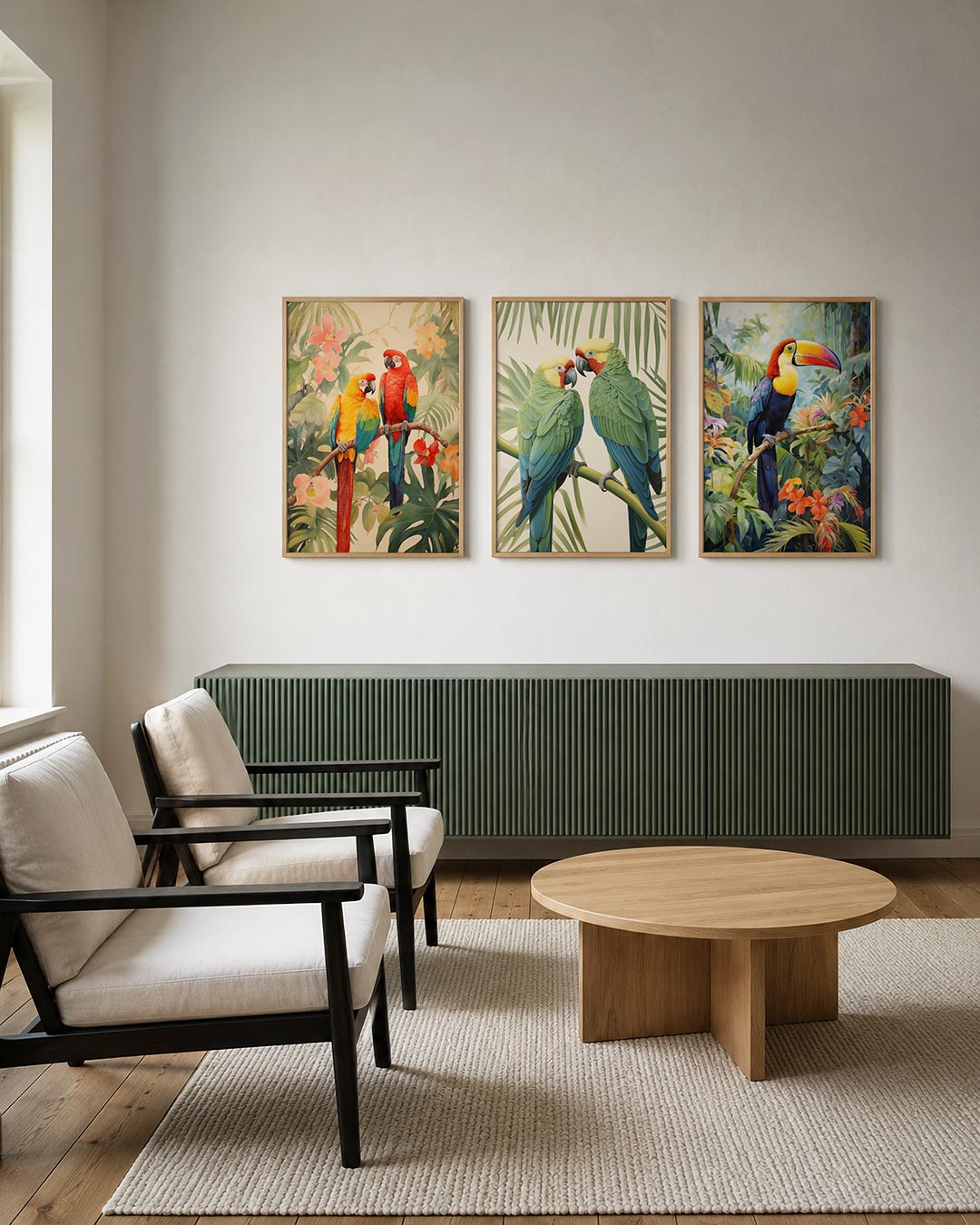 Tropische kleurenpracht Posterset