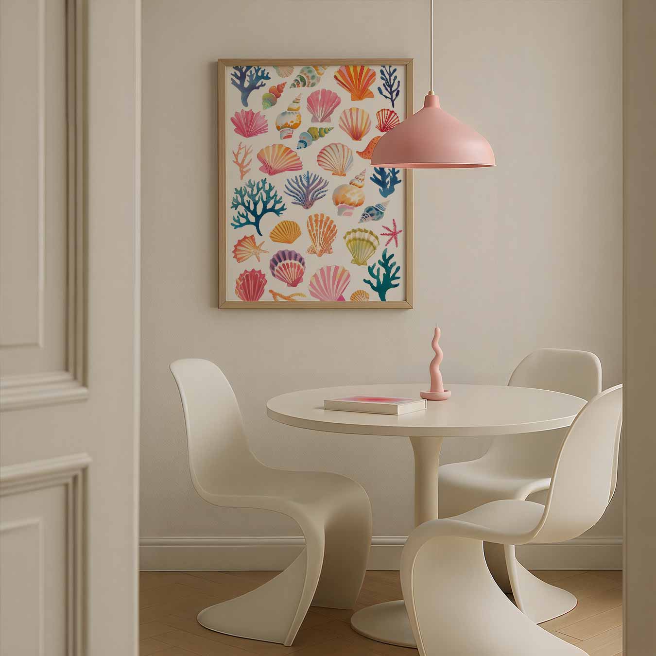 Kleurrijke Schelpen en Koraal Poster