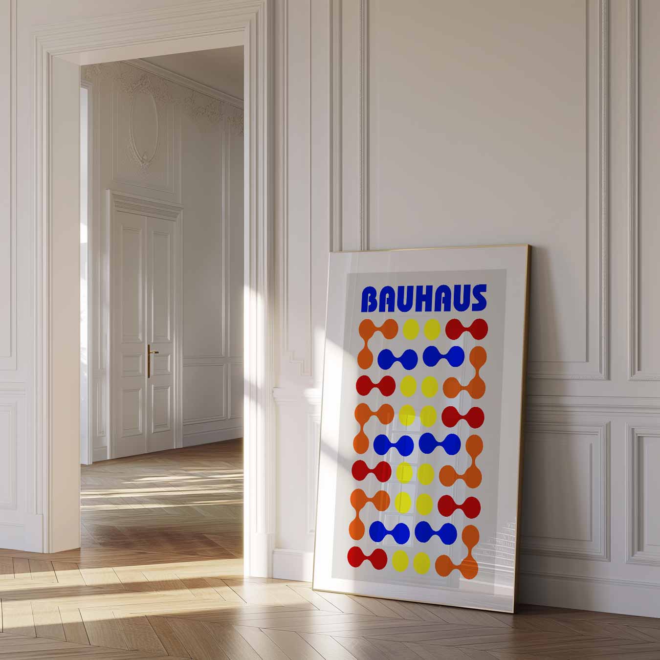 Bauhaus Geometrisch Patroon Poster-WallArtistic