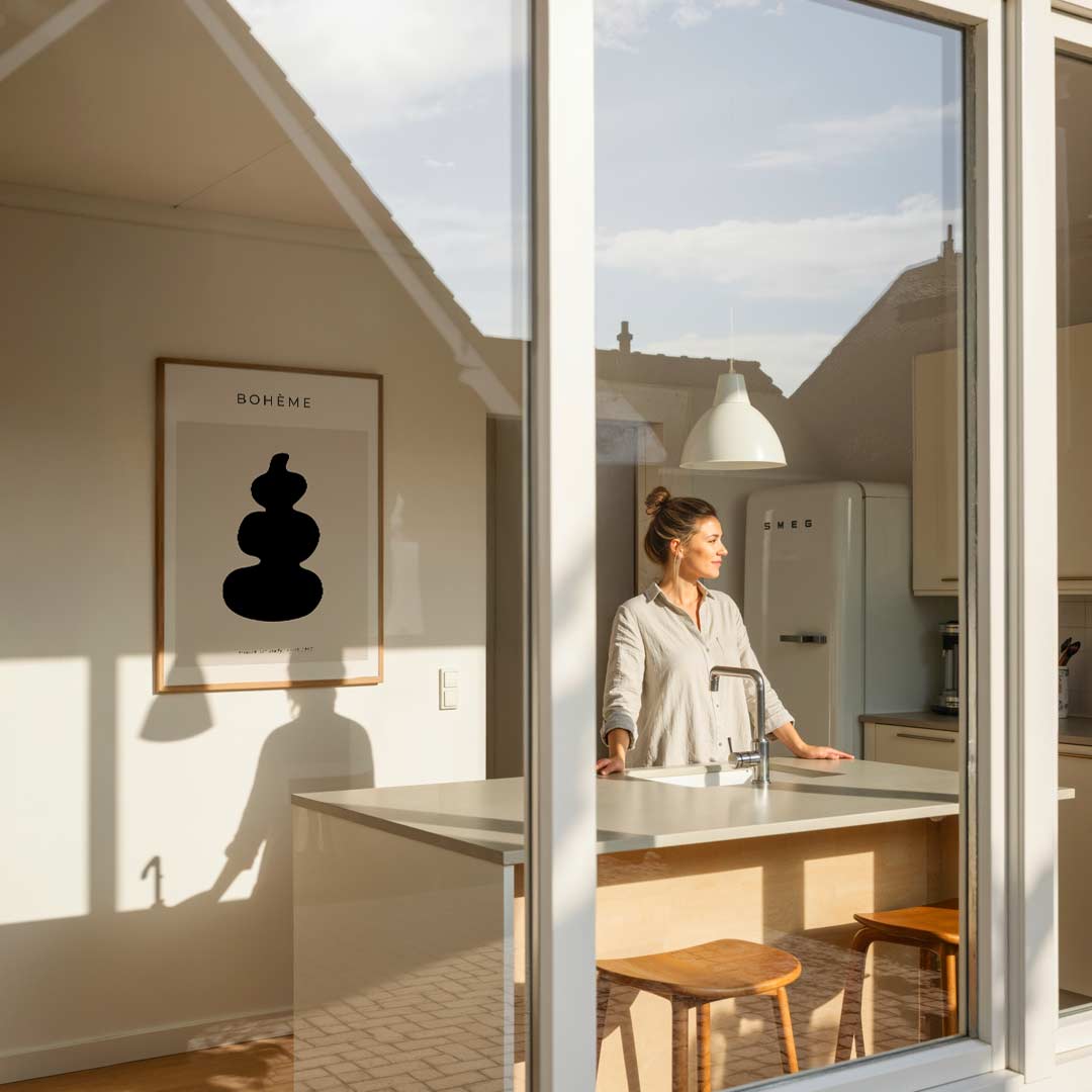 Minimalistische Boho Kunstposter-WallArtistic