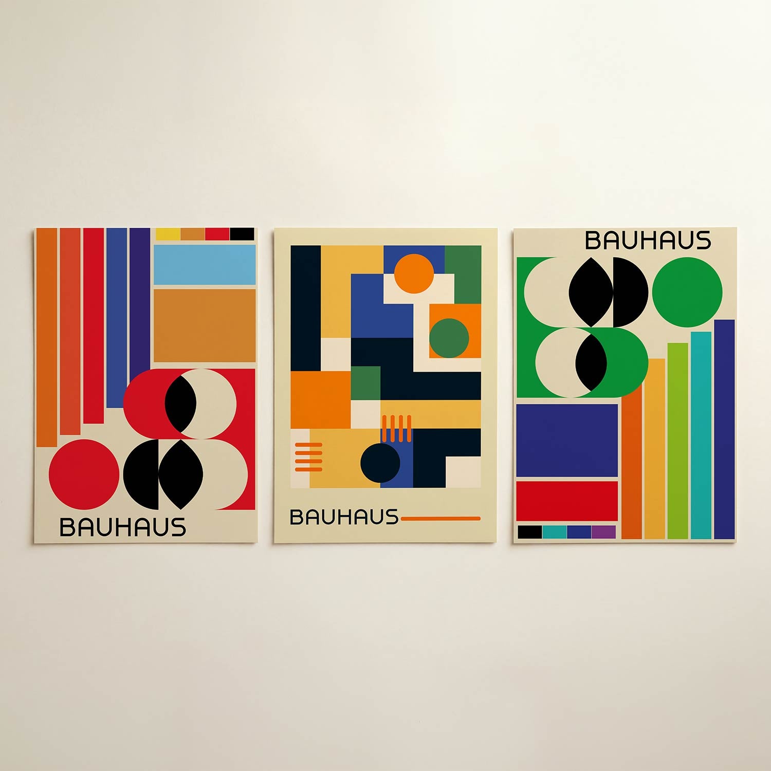 Kleur en vormen Posterset
