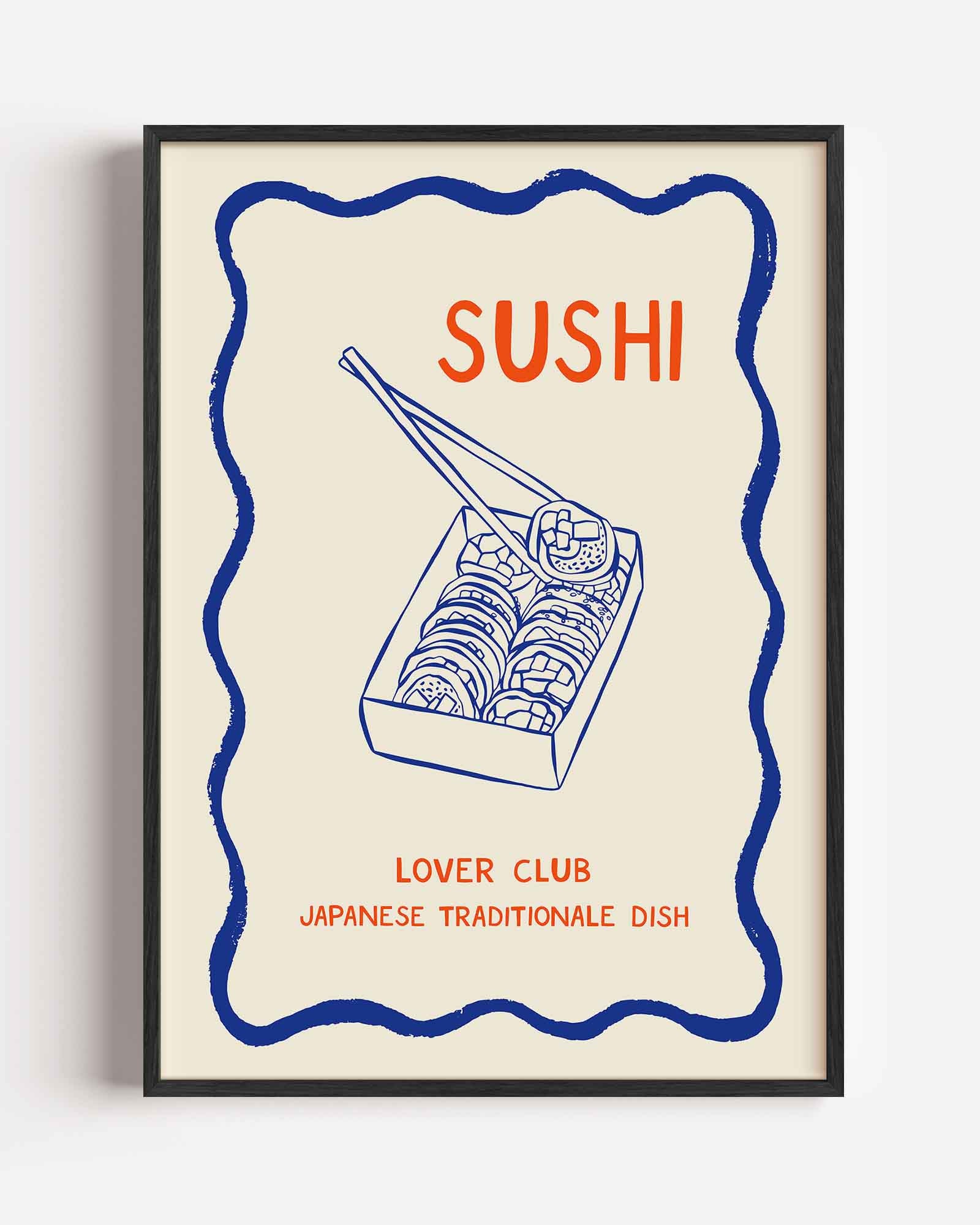 Sushi lover club Poster