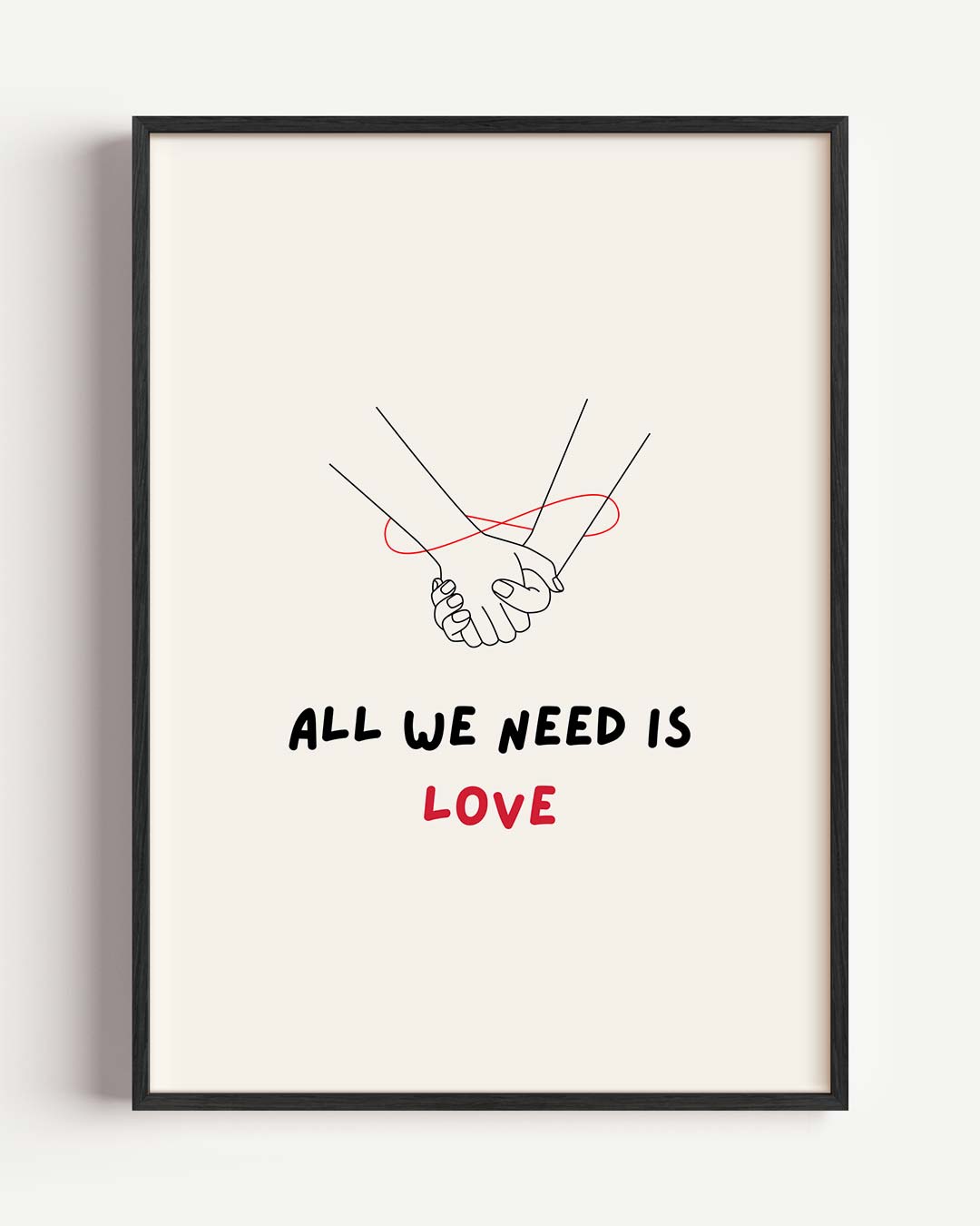 All We Need is Love Poster-WallArtistic