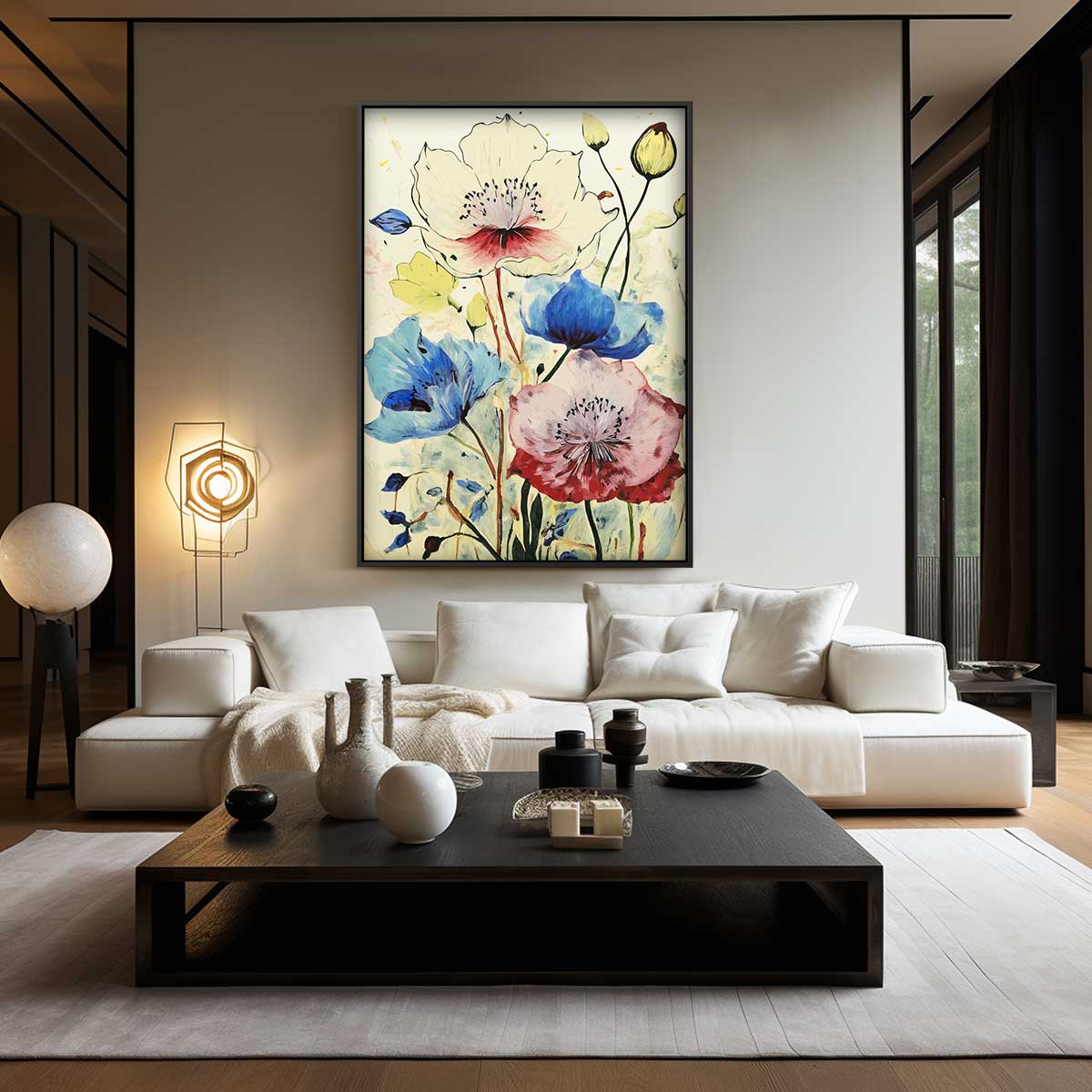 Bloeiende Herinneringen Kunstwerk-canvas-dibond-plexiglas-wanddecoratie-WallArtistic