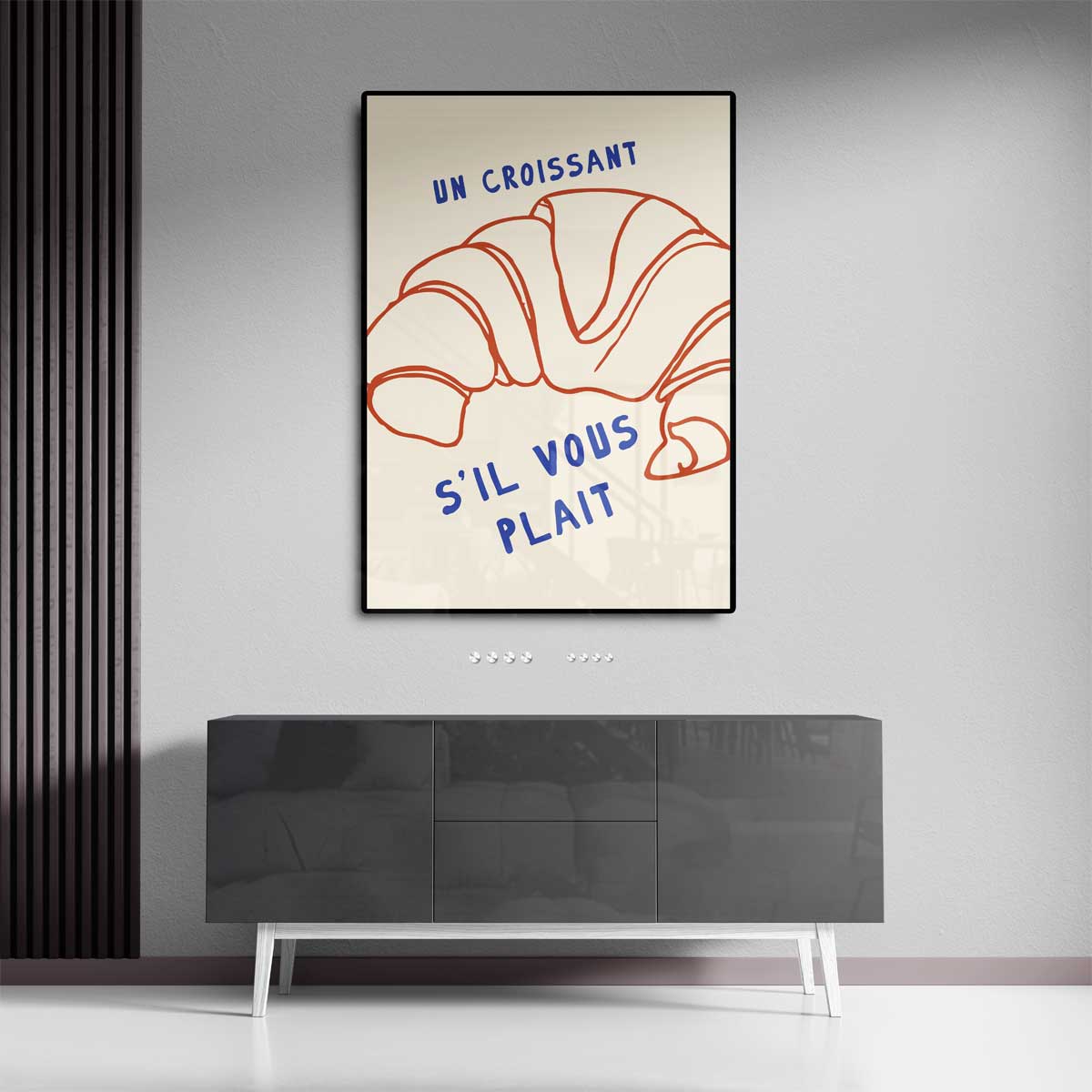 Franse Croissant Poster