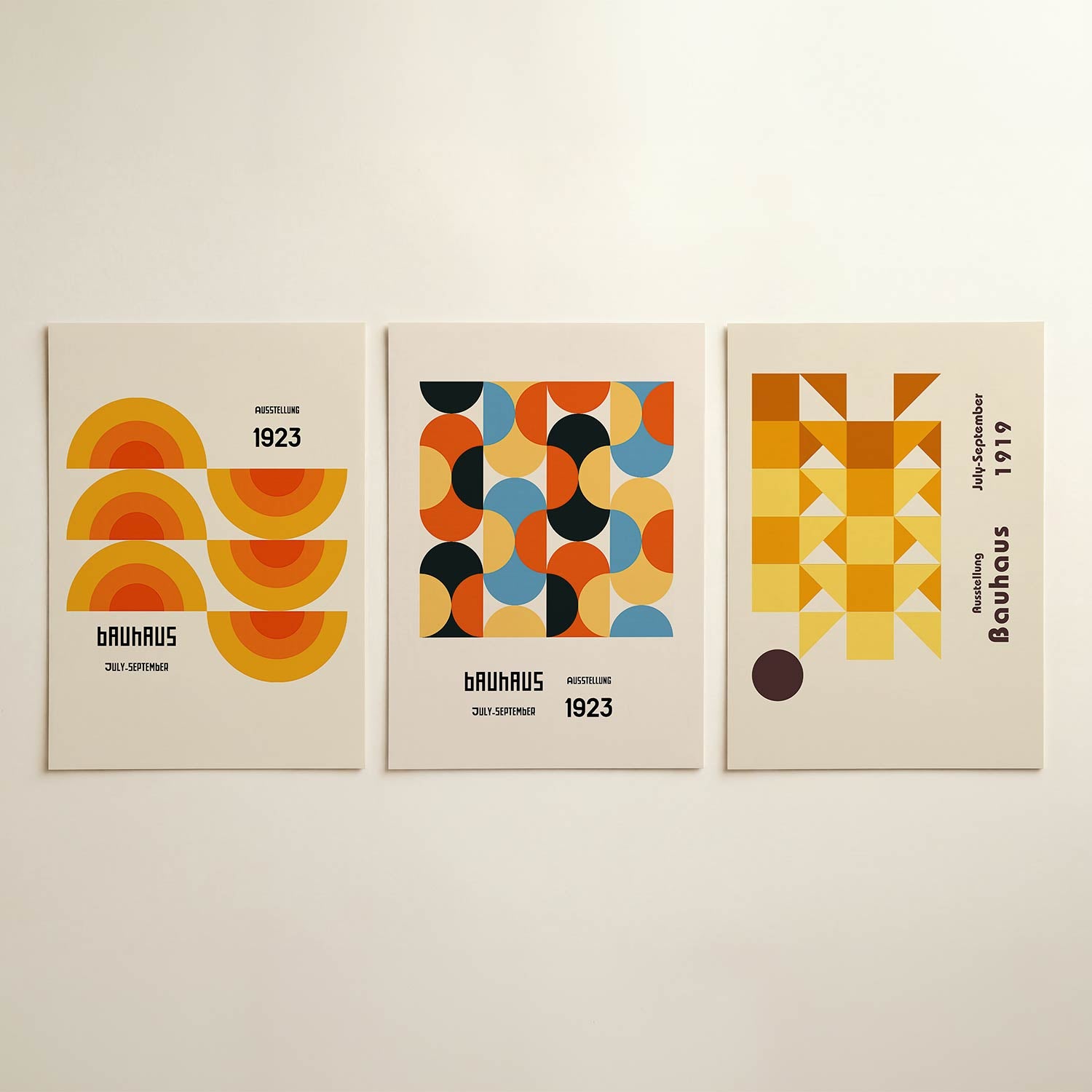 Halve cirkels harmonie Posterset