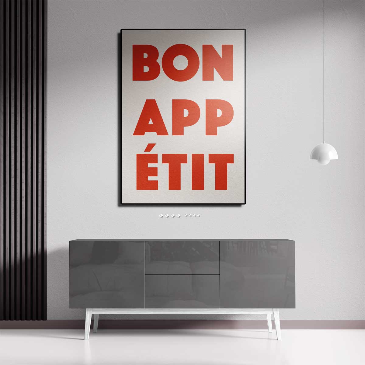 Bon Appétit Typografie Poster