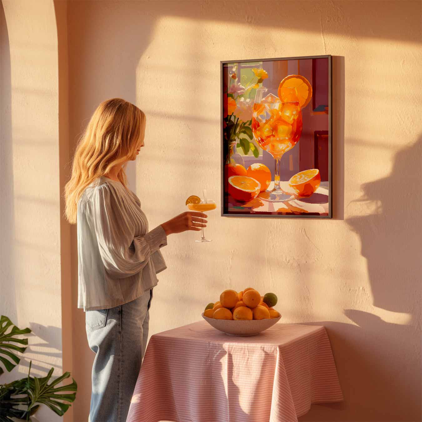 Zomerse Citrus Verfrissing Poster