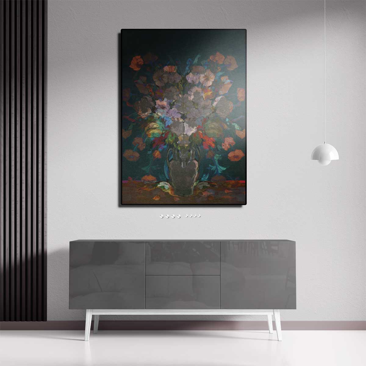 Bloemrijke Overvloed Kunstwerk-canvas-dibond-plexiglas-wanddecoratie-WallArtistic