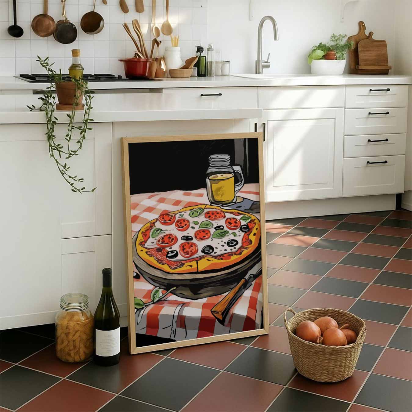 Pizza-avond Poster-WallArtistic