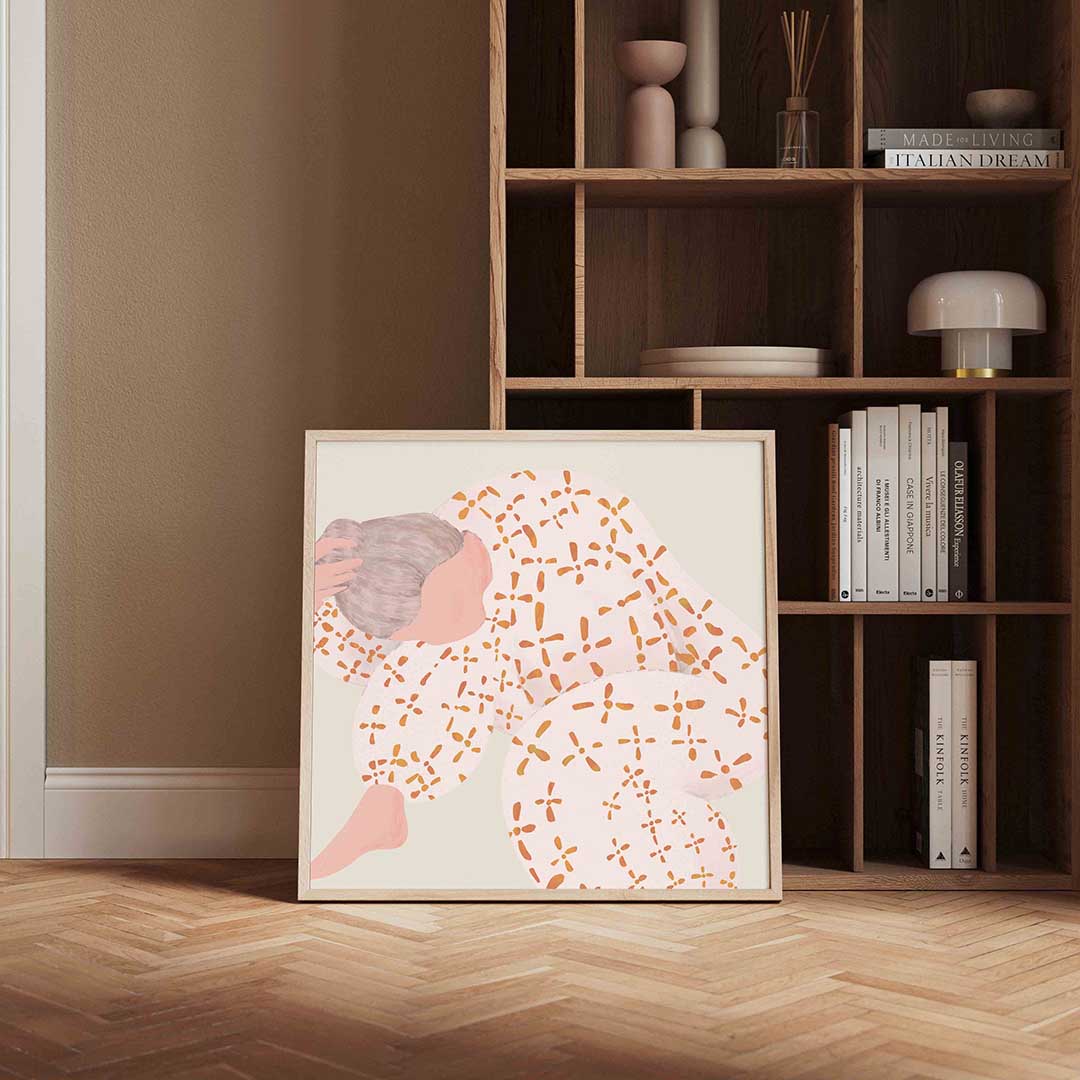 Figuur met patroon Poster