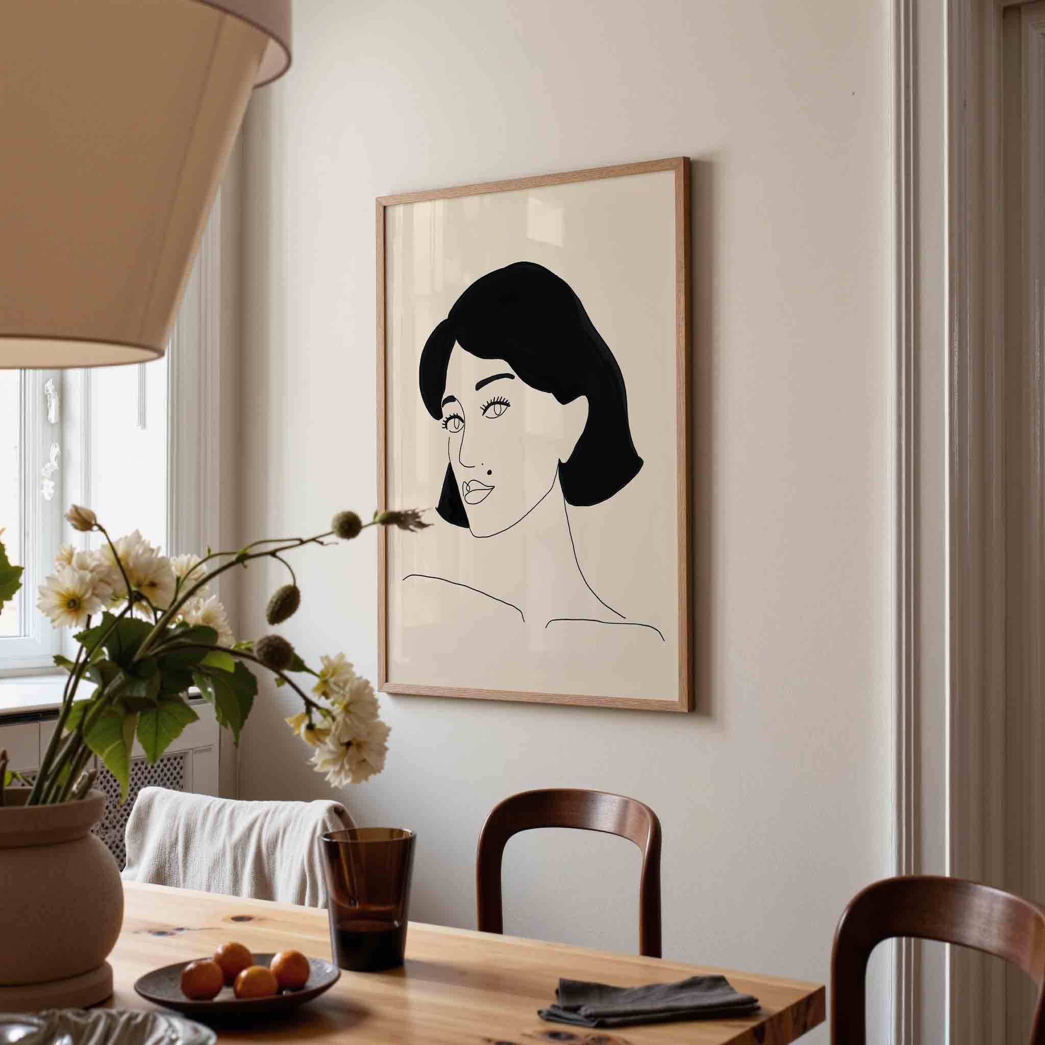 Vrouwelijk portret Poster